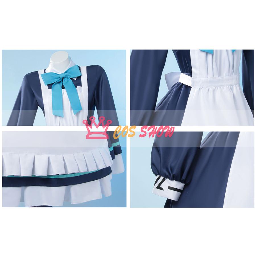 ブルーアーカイブ 才羽モモイ コスプレ衣装 メイド服 ウィッグ追加可能