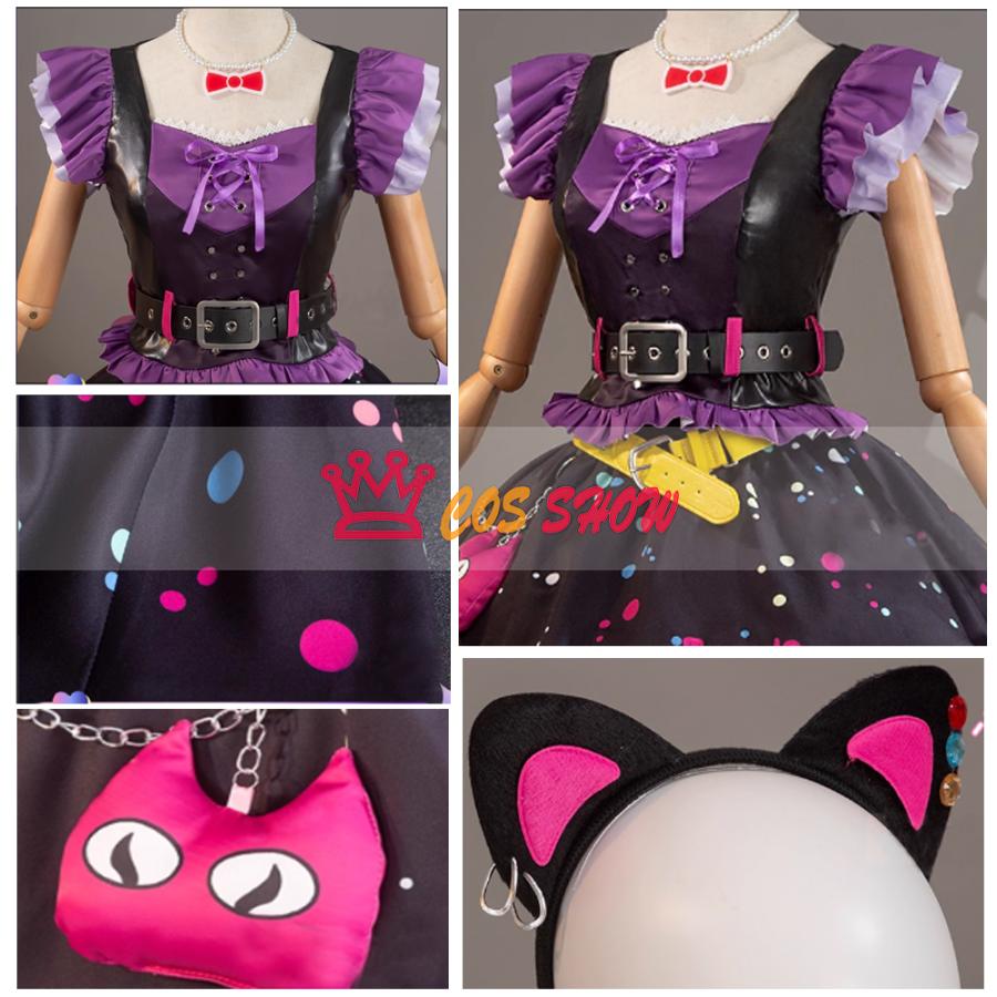 アイカツ 星宮いちご 悪魔ドレス コスプレ衣装 cosplay 仮装 髪飾り