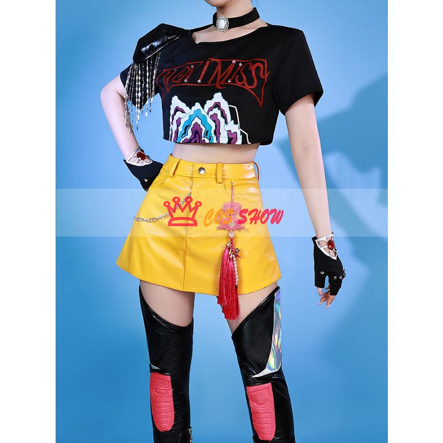 K-POPガールズ!デーモン・ハンターズ風 ミラ Mira コスプレ衣装