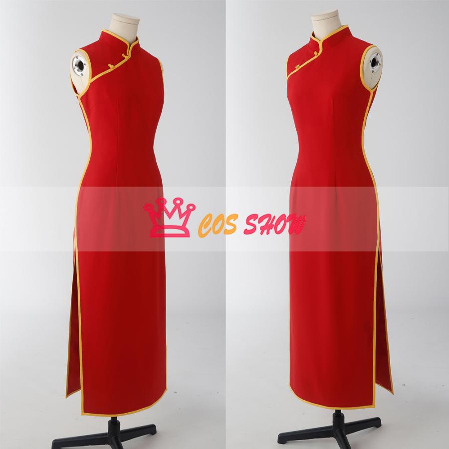 銀魂 神楽 チャイナドレス コスプレ衣装 ウィッグ追加可能 cosplay