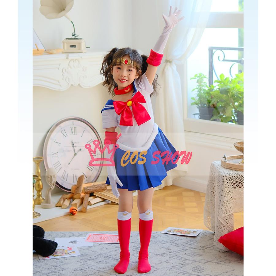 美少女戦士セーラームーン風コスプレ衣装 月野うさぎ cosplay 子供用