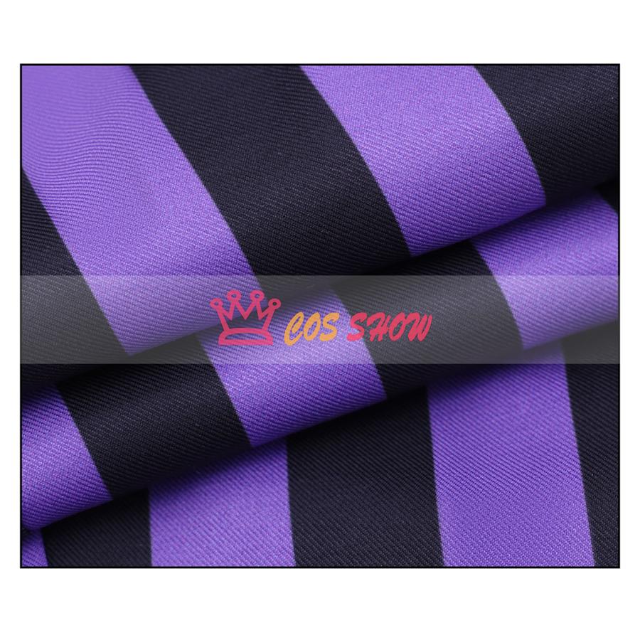 アダムス・ファミリー ウェンズデー2 コスプレ衣装 パープル 学園制服