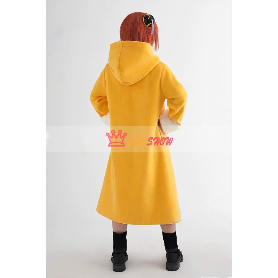 銀魂 神楽 幼少期 コスプレ衣装 コート ウィッグ追加可能 cosplay 仮装 日常服 イベント クリスマス ハロウィン ステージ 文化祭 学園祭 プレゼントの画像