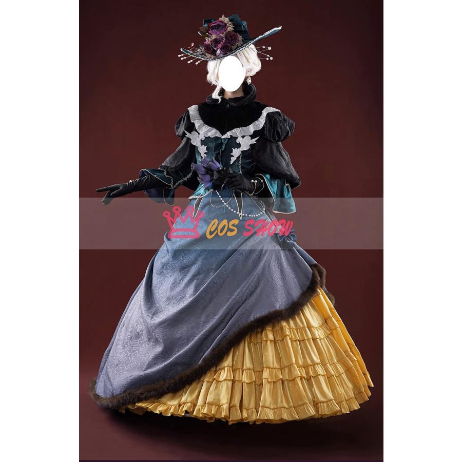 第五人格 血の女王 アイリーン・アドラー コスプレ衣装 セット アイデンティティ5 第五人格 血の女王 最後の挨拶 アイリーン