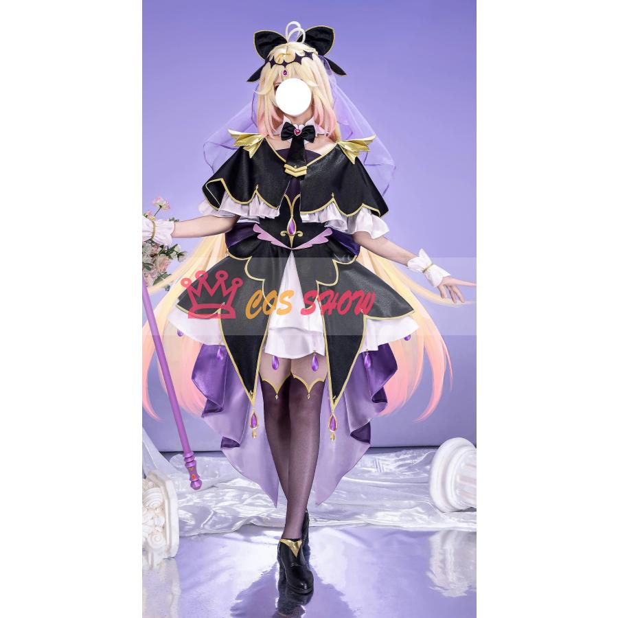 名探偵プリキュア キュアアルカナ・シャドウ 森亜るるか コスプレ衣装 ウィッグ 靴追加可 cosplay 仮装 イベント クリスマス ハロウィン ステージ 文化祭 学園祭（Yahoo!・COS SHOW）