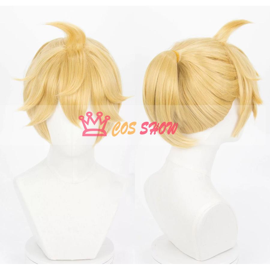 豪華版 ボーカロイド 鏡音リン・レン コスプレ衣装 ACT2 cosplay ウィッグ 発光アームカバー 中国公式許可あり 仮装 イベント クリスマス ステージ 文化祭の画像