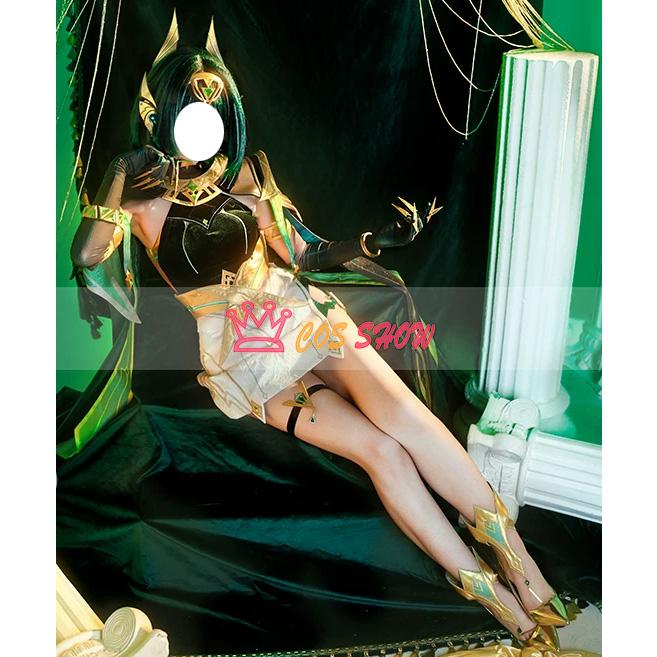 原神 げんしん ネフェル コスプレ衣装 Nefer コスチューム ウィッグ 靴