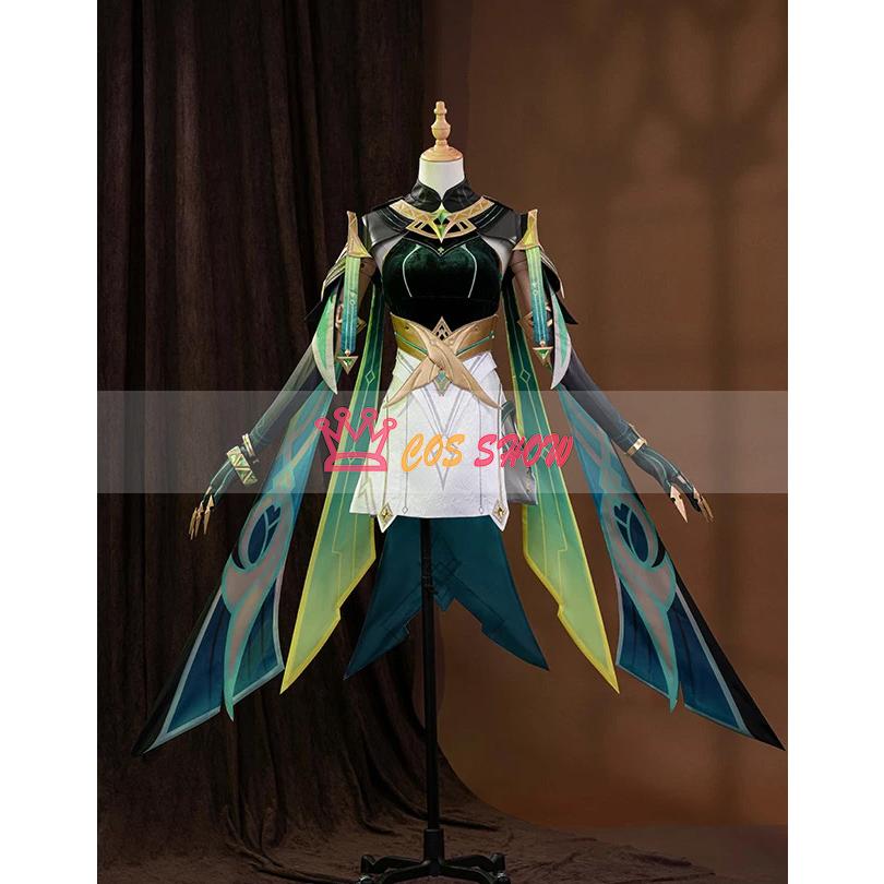 原神 げんしん ネフェル コスプレ衣装 Nefer コスチューム ウィッグ 靴