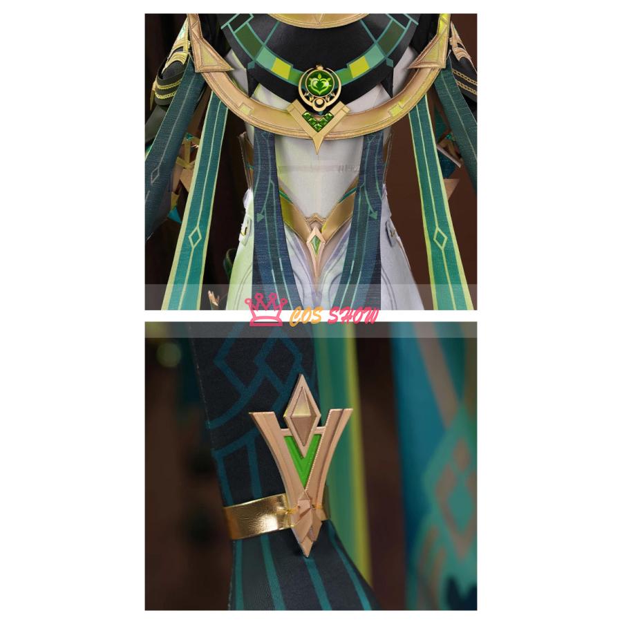 原神 げんしん ネフェル コスプレ衣装 Nefer コスチューム ウィッグ 靴