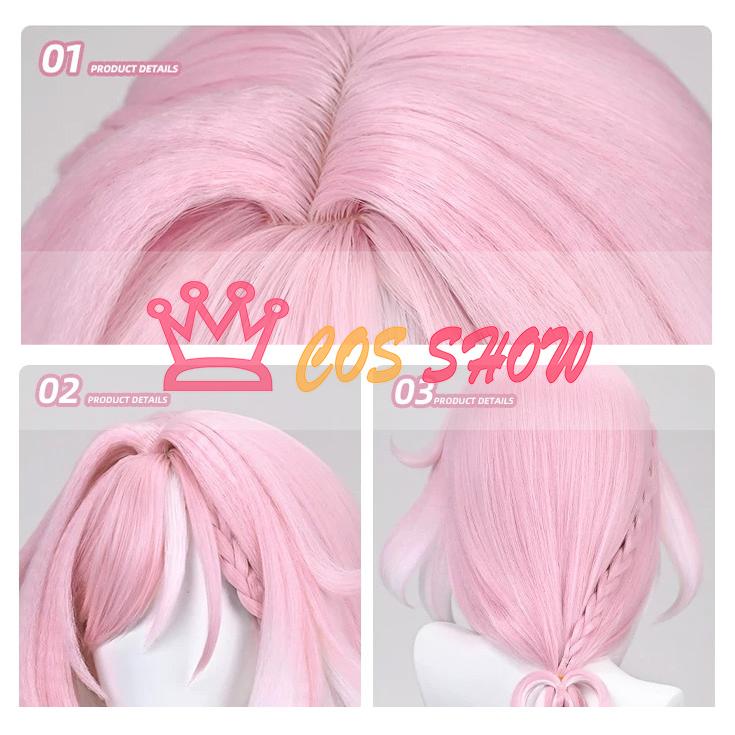 崩壊3rd エリシア ハーイ愛の妖精さん コスプレ衣装 cosplay ウィッグ靴追加可能 仮装 イベント クリスマス ハロウィン ステージ 文化祭 学園祭 撮影用_14