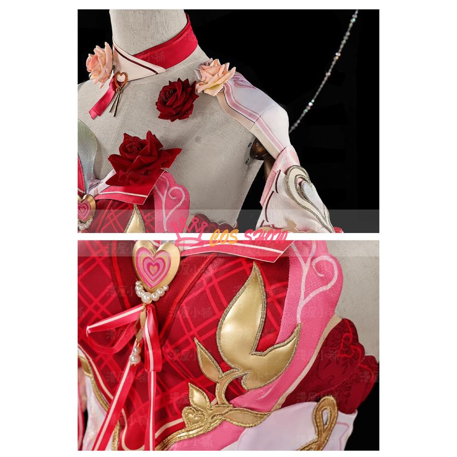 崩壊3rd エリシア ハーイ愛の妖精さん コスプレ衣装 cosplay ウィッグ靴追加可能 仮装 イベント クリスマス ハロウィン ステージ 文化祭 学園祭 撮影用_5