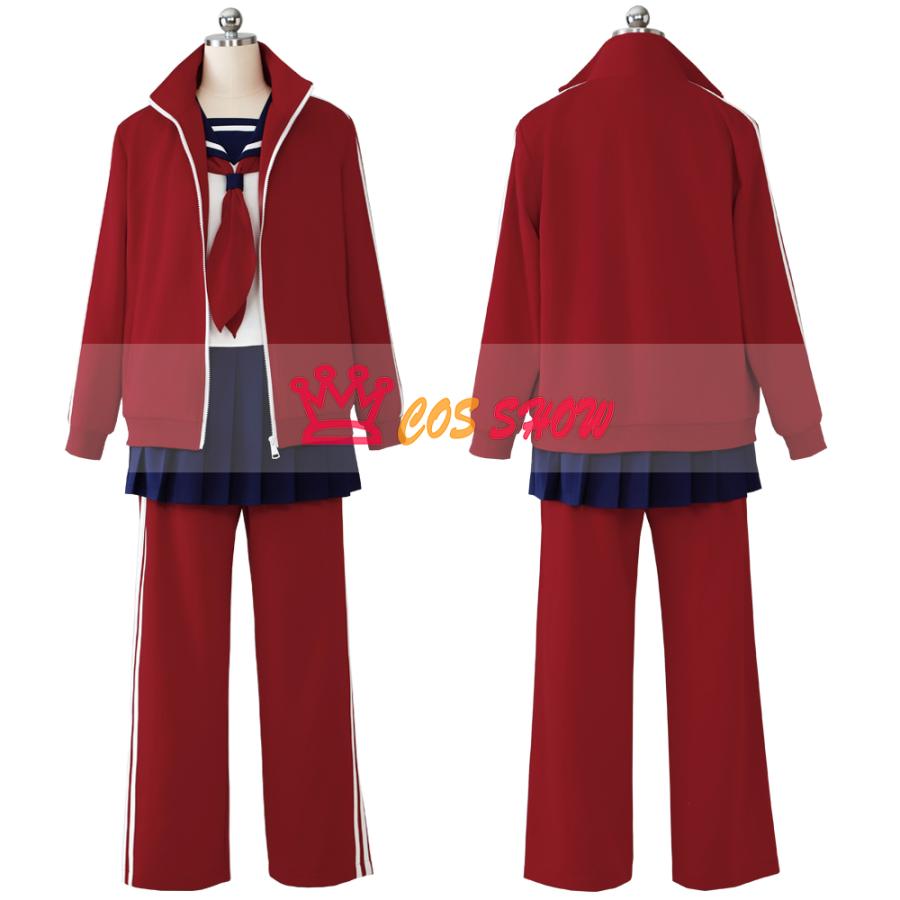 銀魂 3年Z組銀八先生 神楽 コスプレ衣装 セーラー服 ジャージ ウィッグ