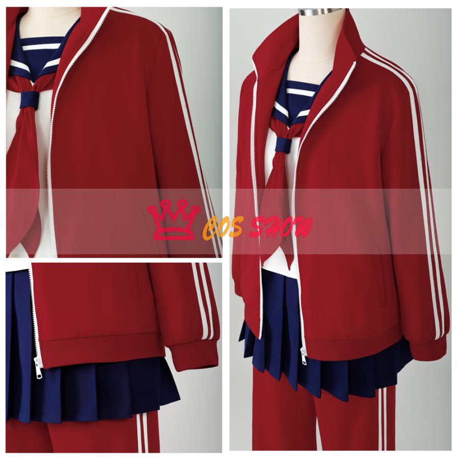 銀魂 3年Z組銀八先生 神楽 コスプレ衣装 セーラー服 ジャージ ウィッグ