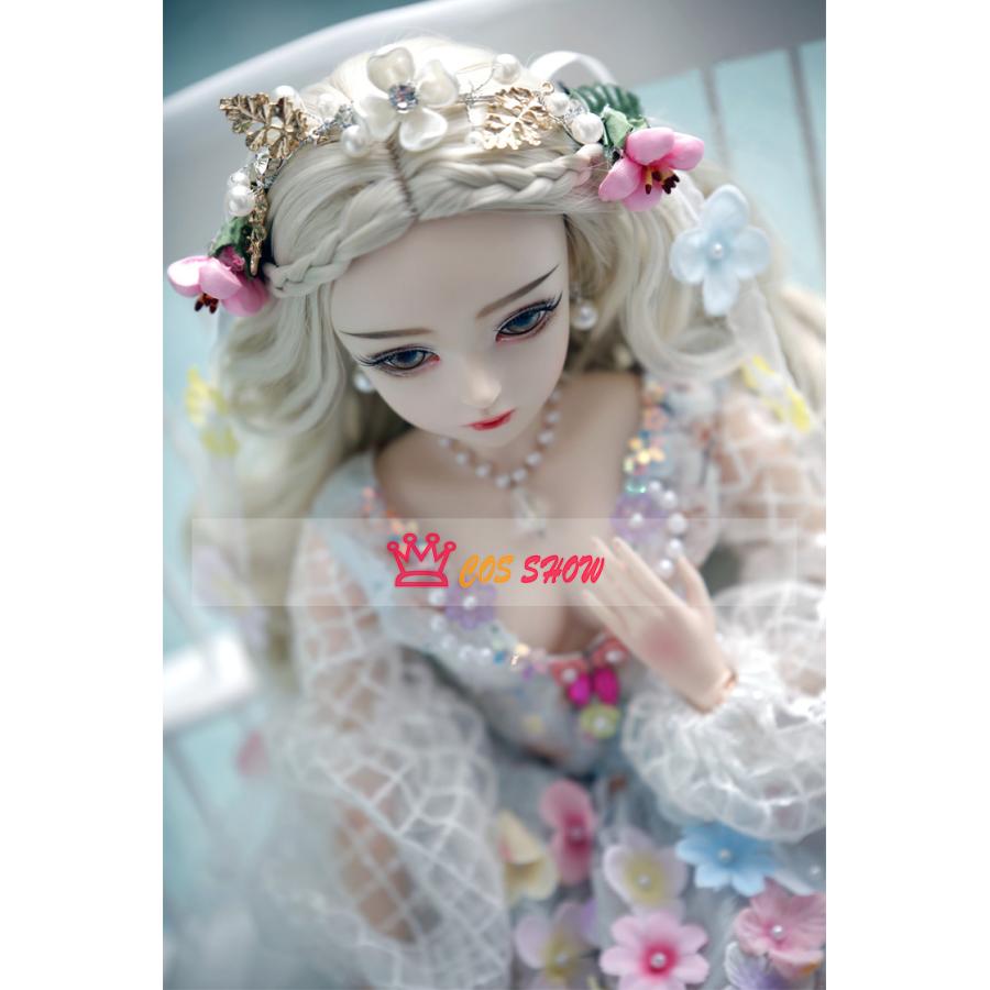 1/3 BJD 球体関節人形 ドール 可動ボディ BJD人形 60cm エレガント 花