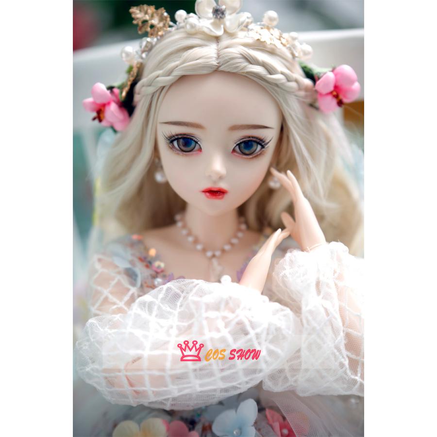 1/3 BJD 球体関節人形 ドール 可動ボディ BJD人形 60cm エレガント 花