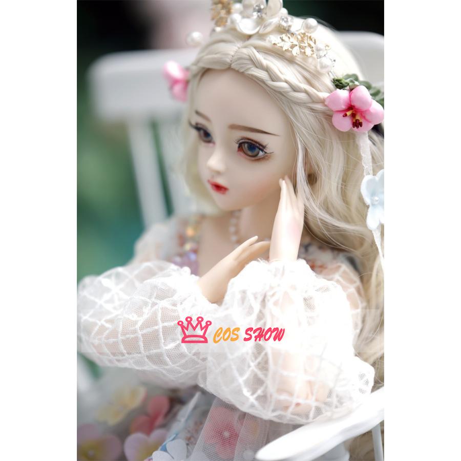 1/3 BJD 球体関節人形 ドール 可動ボディ BJD人形 60cm エレガント 花