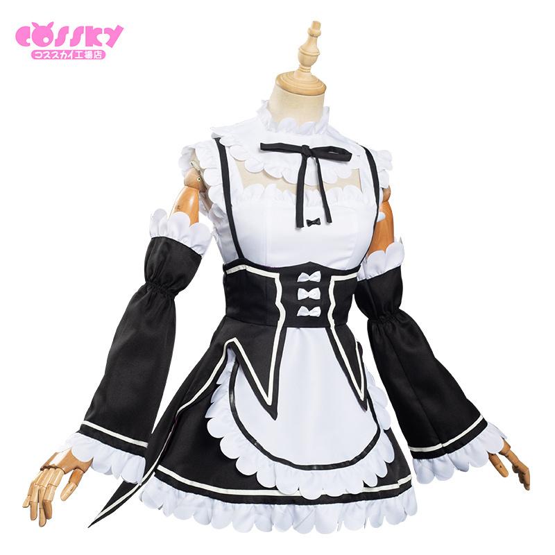 Re ゼロから始める異世界生活 レム ラム コスプレ 衣装 リゼロ レム コスプレ ラム コスプレ Cossky 通販 Yahoo ショッピング
