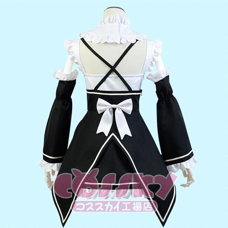 Re ゼロから始める異世界生活 レム ラム コスプレ 衣装 リゼロ レム コスプレ ラム コスプレ 髪飾り 2 Cossky 通販 Yahoo ショッピング