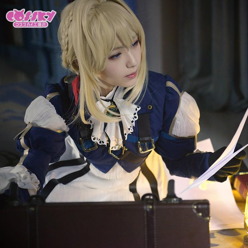 ヴァイオレット エヴァーガーデン コスプレ 主人公 ヴァイオレット エヴァーガーデン コスプレ 衣装 Cossky 通販 Yahoo ショッピング