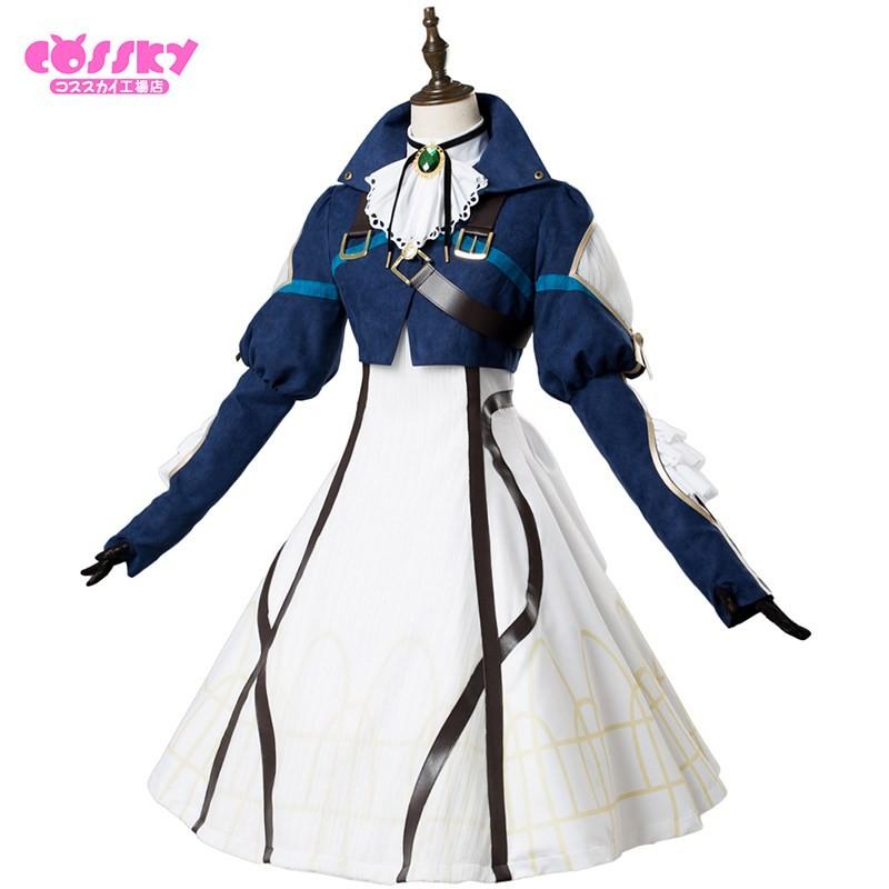 ヴァイオレット エヴァーガーデン コスプレ 主人公 ヴァイオレット エヴァーガーデン コスプレ 衣装 Cossky 通販 Yahoo ショッピング