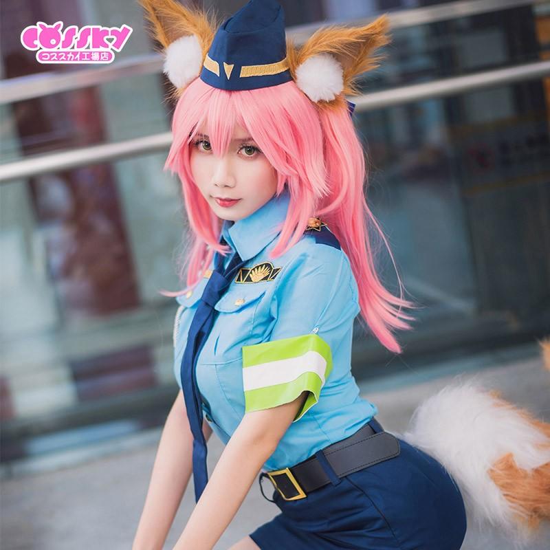 Fate Extella Link コスプレ コスチューム Fox婦警服 玉藻の前 コスプレ 衣装 Fgo コスプレ Cossky 通販 Yahoo ショッピング