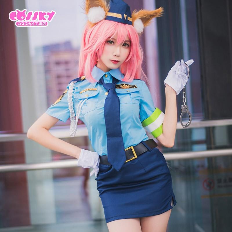 Fate Extella Link コスプレ コスチューム Fox婦警服 玉藻の前 コスプレ 衣装 Fgo コスプレ Cossky 通販 Yahoo ショッピング