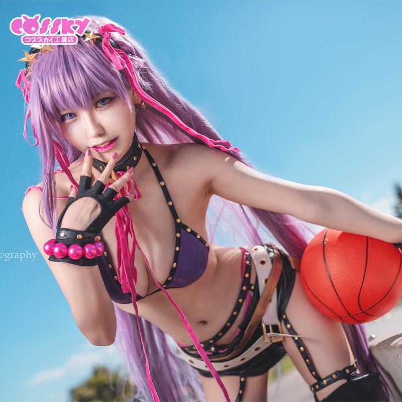 Fate Grand Order コスプレ ムーンキャンサー 水着 霊基再臨第二段階 コスプレ 衣装 Fgo コスプレ Cossky 通販 Yahoo ショッピング