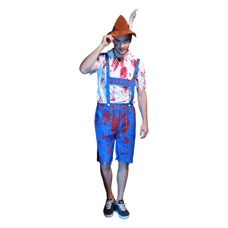 ゾンビ ハロウィン衣装 コスプレ衣 ドイツ民族衣装セット 大人用 男性用 仮装 ビール パーティー イベント用 シャツ 吊りズボン 帽子 ２着以上送料無料 Cossky 通販 Yahoo ショッピング