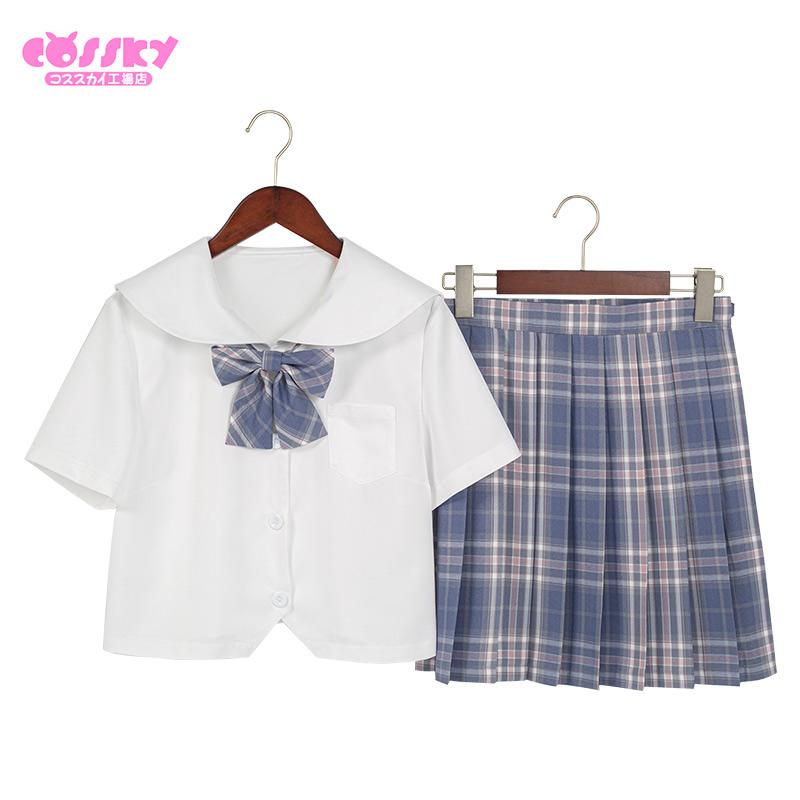 少女 学生服 セーラー 制服 Jk制服 学生服 女子高校生 可愛い 清純 学園祭 文化祭 仮装 本格制服 106 Cossky 通販 Yahoo ショッピング