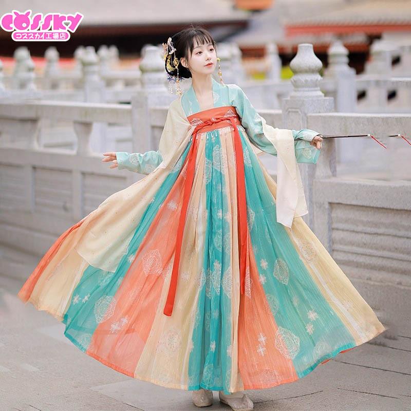 チャイナ風 写真撮影 中国風 中華服 漢服 チャイナドレス 衣装 仙女 レディース コスプレ衣装