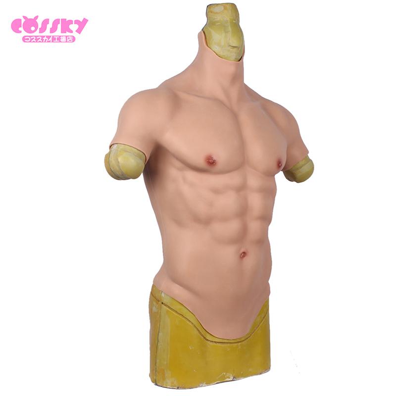 セール シリコン筋肉スーツ 偽筋肉 筋肉 仮装 男装 コスプレ 筋肉服 人工筋肉 偽腹筋 マッチョ 仮装 シリコン 性転換 胸の筋肉 変装 変性 全裸スーツ Cossky 通販 Yahoo ショッピング