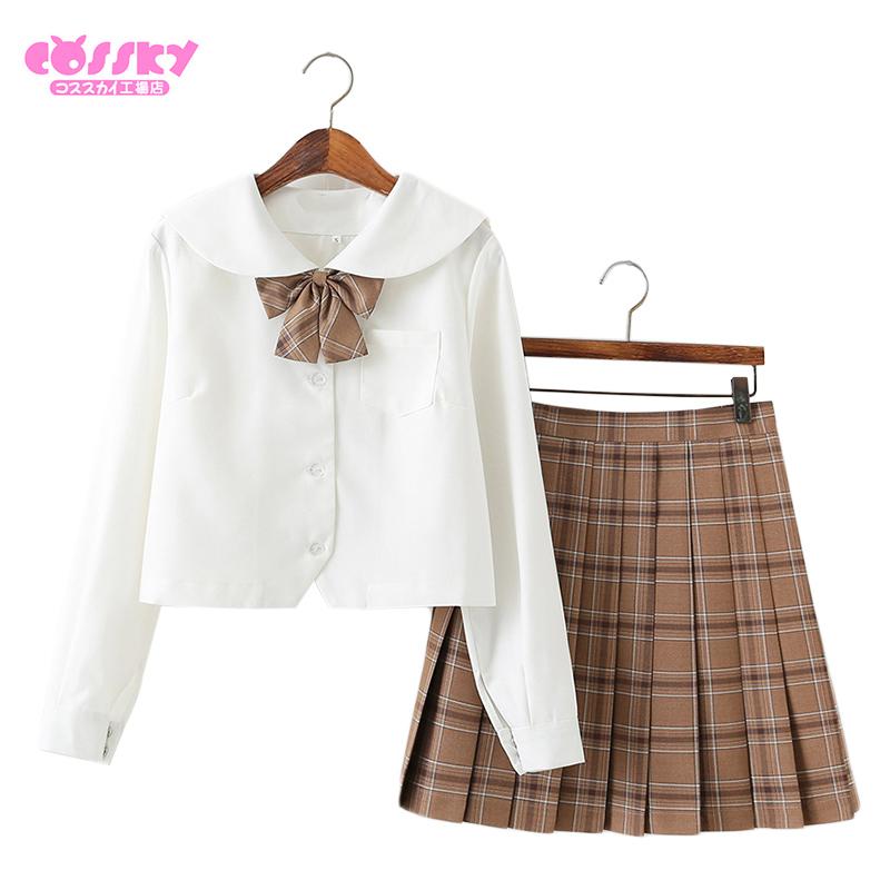 少女 学生服 セーラー 制服 Jk制服 学生服 女子高校生 可愛い 清純 学園祭 文化祭 仮装 本格制服 2550 Cossky 通販 Yahoo ショッピング