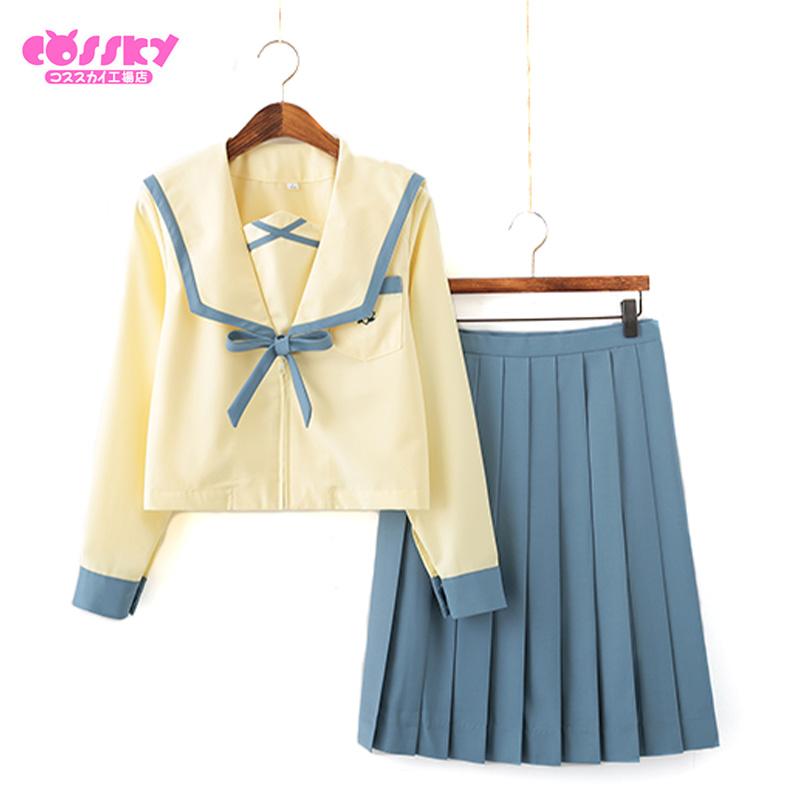 少女 学生服 セーラー 制服 Jk制服 学生服 女子高校生 可愛い 清純 学園祭 文化祭 仮装 本格制服 Cossky 通販 Yahoo ショッピング