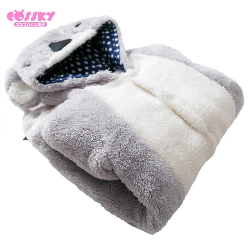 ふわふわ ベビー服 カバーオール 赤ちゃん 可愛い動物 コアラ 着ぐるみ 足つき 暖かい コート 秋冬 防寒保温 女の子 男の子 出産祝い プレゼント 24 Cossky 通販 Yahoo ショッピング
