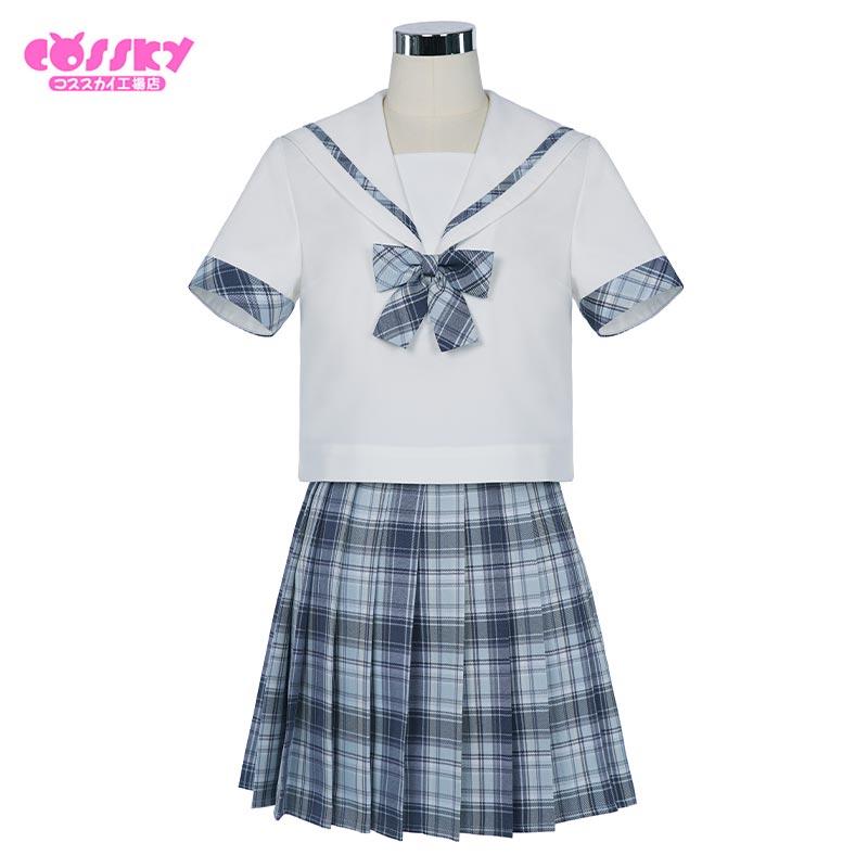 少女 学生服 セーラー 制服 半袖 Jk制服 学生服 女子高校生 可愛い 清純 学園祭 文化祭 仮装 本格制服 Cossky 通販 Yahoo ショッピング