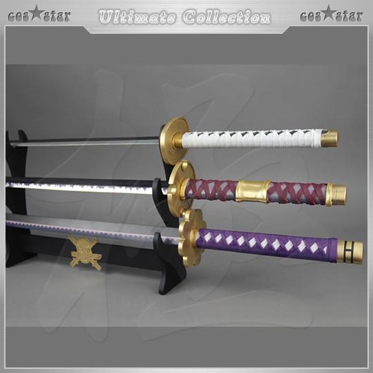 コスプレ コスプレ衣装 コスチューム 武器 装備 刀 ワンピース コスチューム ロロノア ゾロ風 刀 3本セット 3本セット 小道具 Op 01 004 コススター