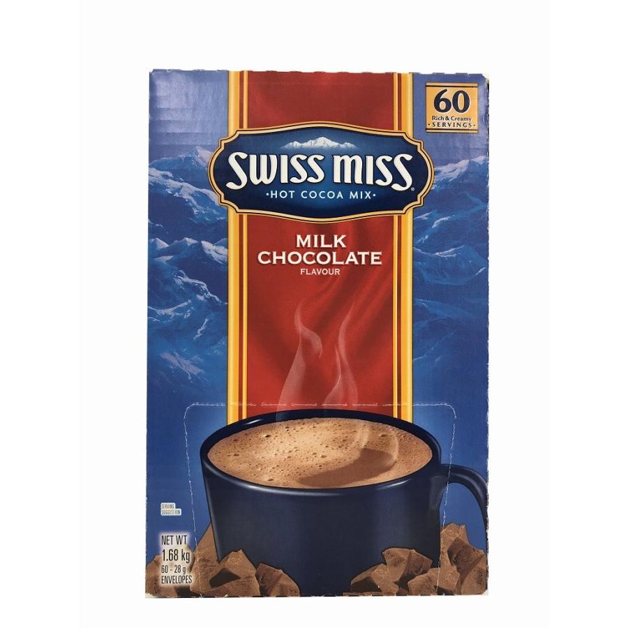 Swiss miss 【SWISSMISS】スイスミス ミルク チョコレート 1680g (28gX60袋) : COST TRADER ...