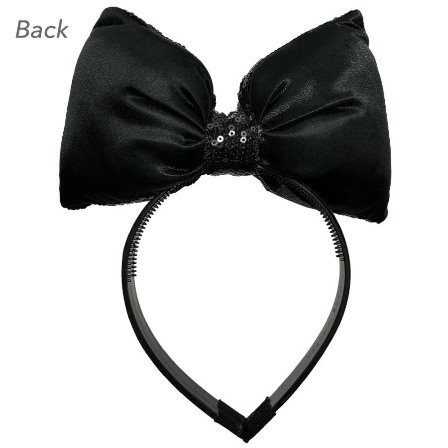 【極美品】シャネル カチューシャ リボン スパンコール ブラック レア 極美品☆CHANEL シャネル リボンデザイン カチューシャ ヘア