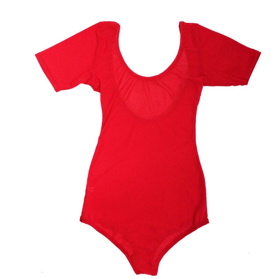 レオタード 半袖 ダンス 衣装 パワーネット 大人 セクシー