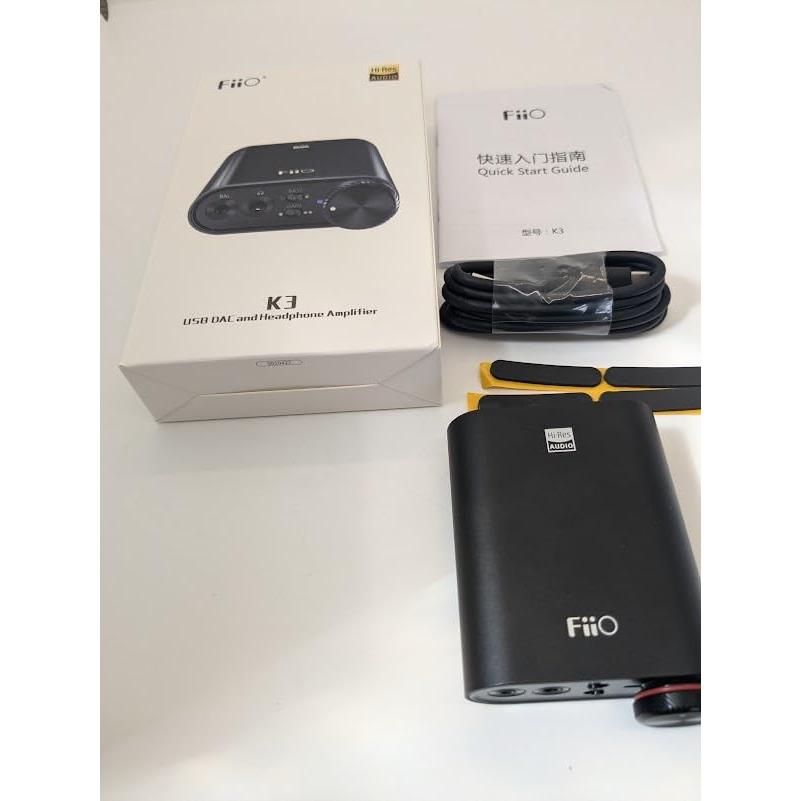 中古】FiiO K3ES 【FIO-K3ESS-B】 DAC搭載 欲張り ヘッドホンアンプ 中古】FiiO K3ES 【FIO-K3ESS-B】 DAC搭載 欲張り ヘッドホンアンプ