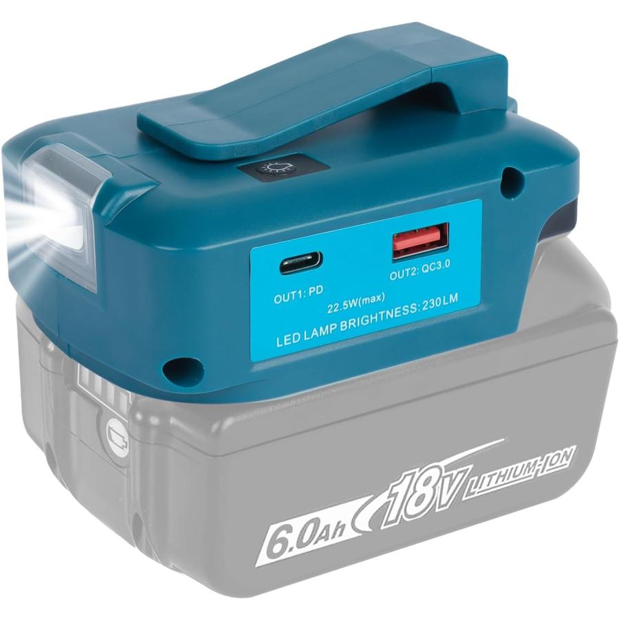 マキタ 18V バッテリー 充電器セット BL1860B 6.0AH 互換品 Makita