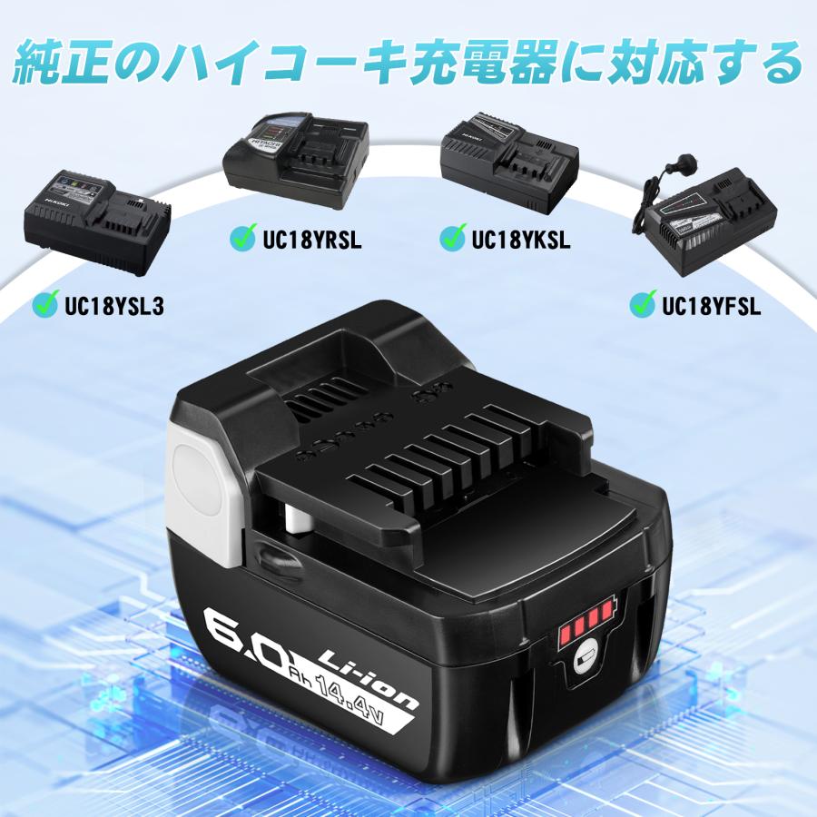 ハイコーキ 日立 バッテリー 14.4V 日立工機 BSL1460B 互換 ハイコーキ 日立 バッテリー 14.4V 日立工機 BSL1460B 互換