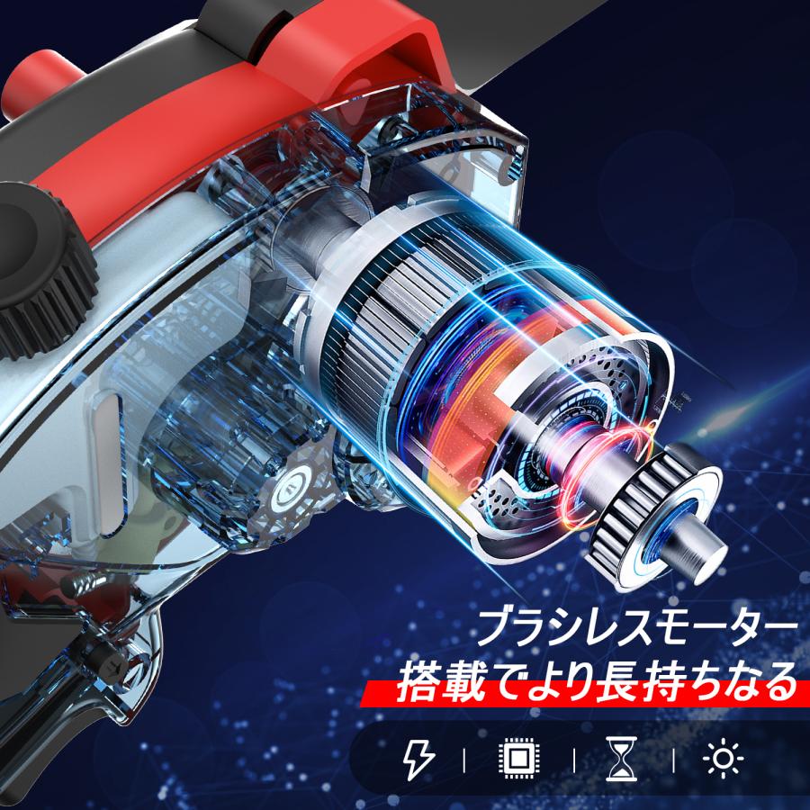 充電式チェーンソー 8インチ 電動 ノコギリ チェーンソー 充電式