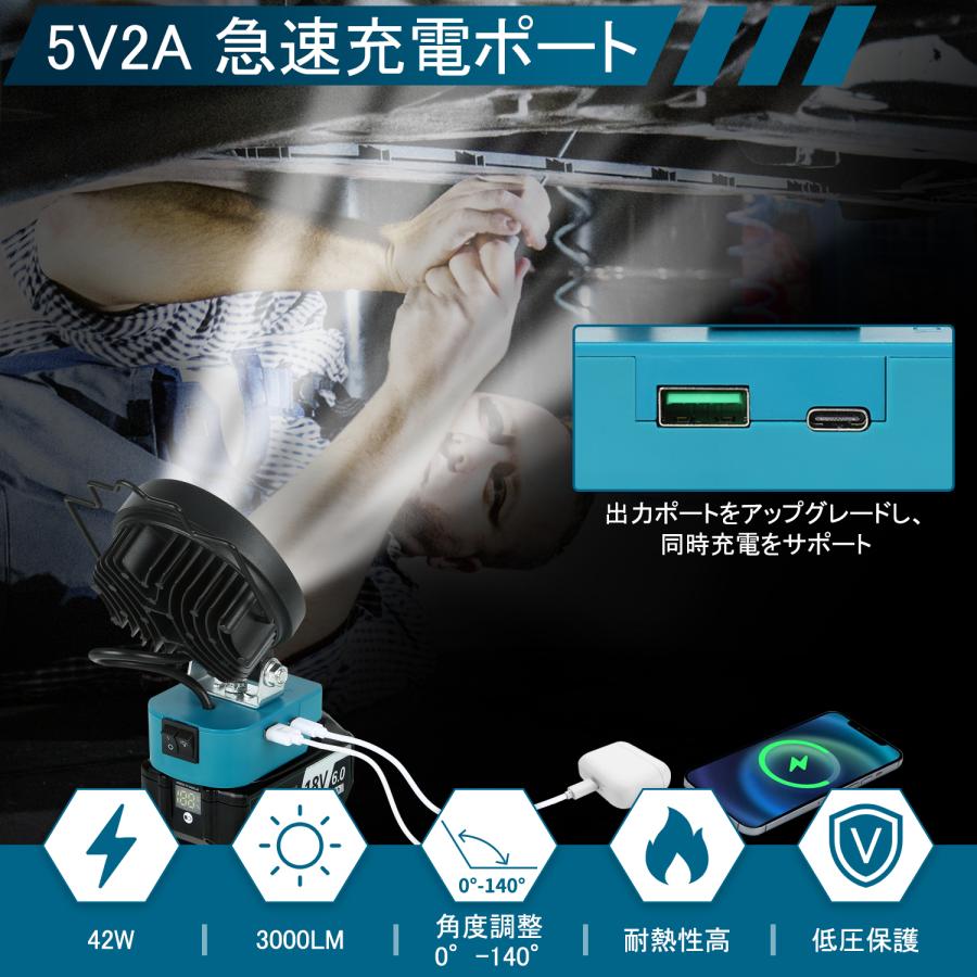 マキタ 18V ライト ワークライト LED 充電式 フラッドライト