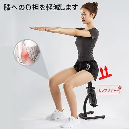 NADLE スクワットマシン トレーニング器具 高さ調節可能 スクワットマジック ジムスクワット 補助フレーム フィットネススツール 脚筋肉総合 自宅トレ 二年保証_5