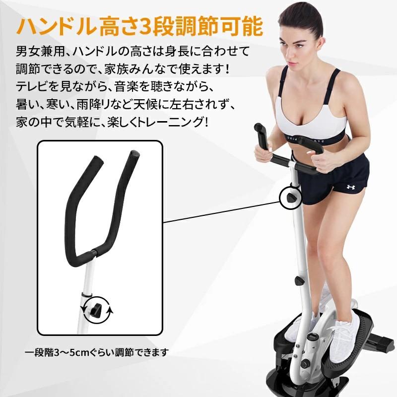 爆買 NADLE ステッパー ハンドル付き エアロバイク クロス