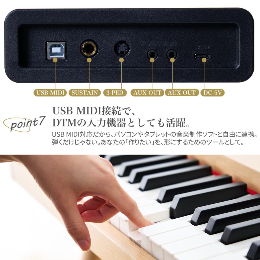 NADLE 電子ピアノ 88鍵盤 初心者 スタンド 自動演奏付き ピアノ