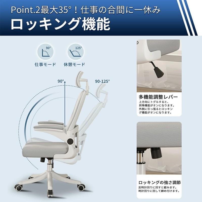 爆買 NADLE オフィスチェア デスクチェア メッシュ テレワーク