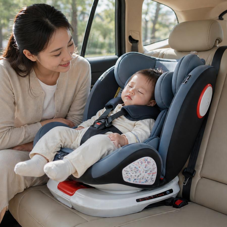 子供用品 ベビー用品 チャイルドシート 楽天市場】チャイルドシート 360度回転式 Isofix 新生児 0歳~12歳 安全