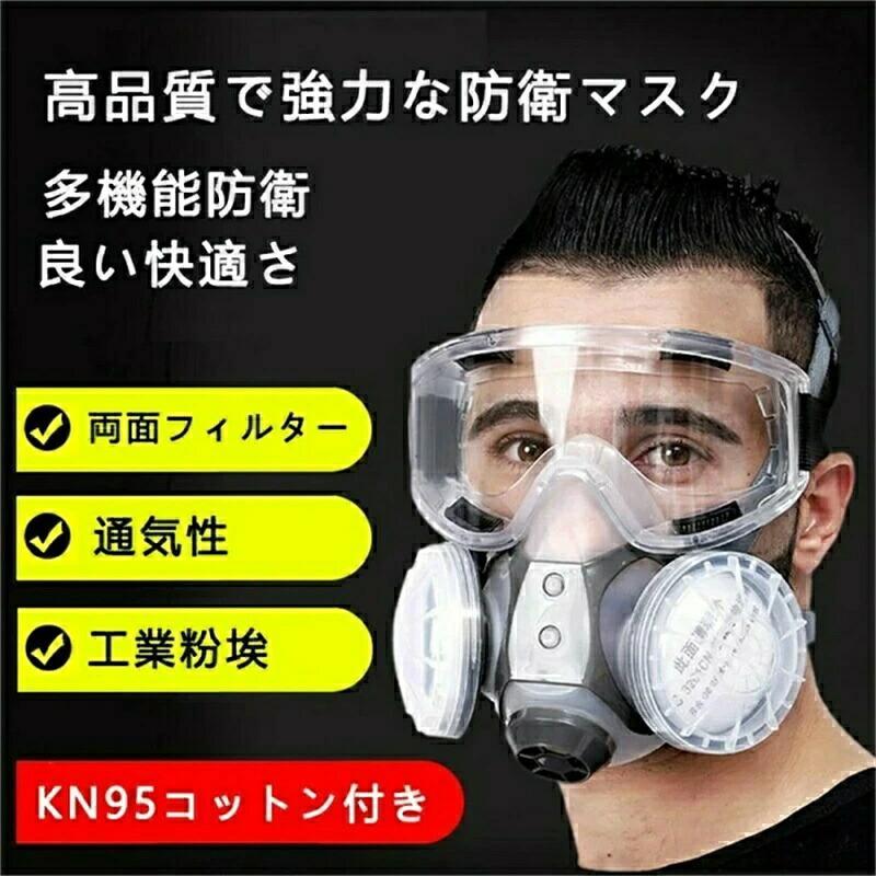 理研オプテック 防塵マスク ゴーグル セット 防塵マスク ゴーグル セット 工業粉塵 活性炭 コットン10個付き 目保護